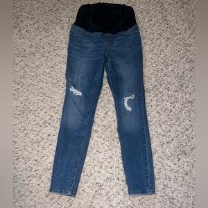 Stylish Blue Maternity Jeans